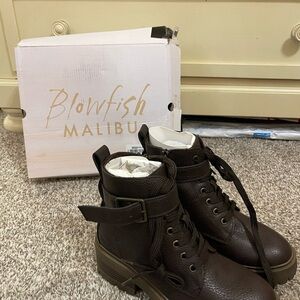 Blowfish Malibu Jagger Combat Women’s Combat Boots new with box‎ 7.5